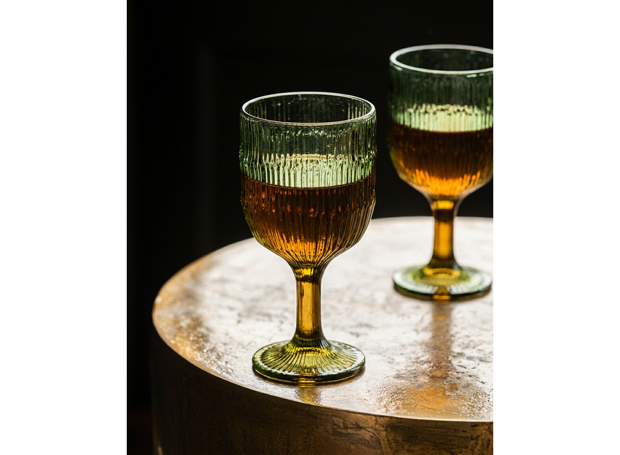 Il Calice Da Vino Moss Ripple - Verde