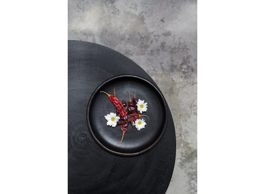 The Burned Classic Plate - Black - M