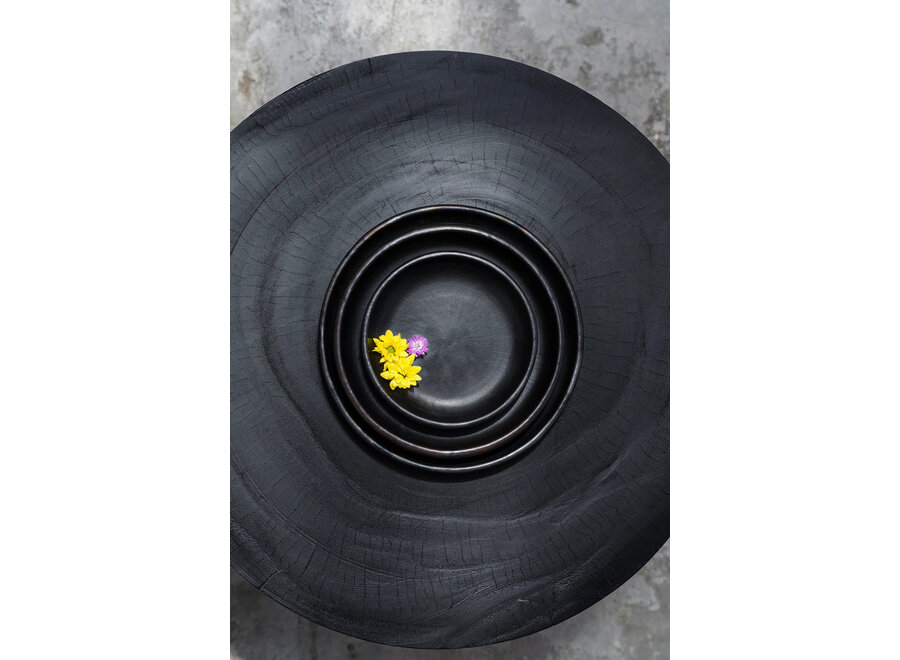 The Burned Classic Plate - Black - M