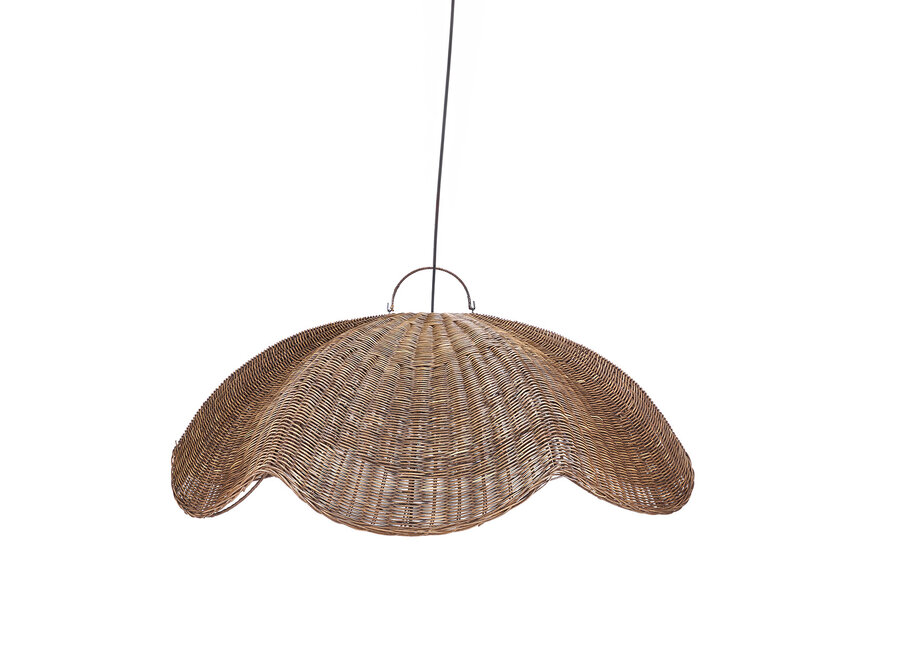 The Wave Pendant - Dark Walnut - L
