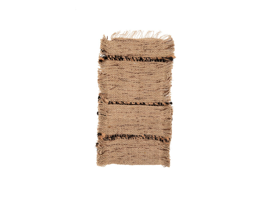 Het Oh My Gee Bestekzakje - Beige Zwart