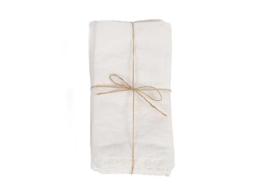 The Linen Napkin - White