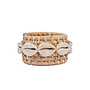 Le Rond de Serviette Rattan Shell - Blanc Naturel
