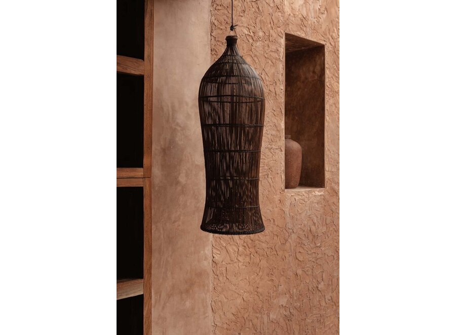 La Oasis Tower Lámpara Colgante - Nogal Oscuro - XL