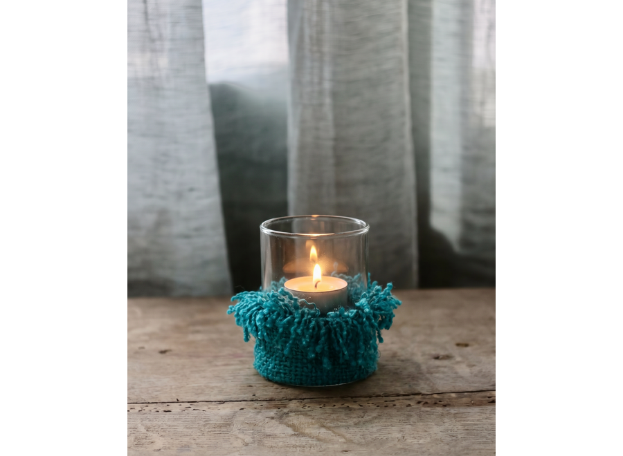 Der Oh My Gee Kerzenhalter - Aqua - M