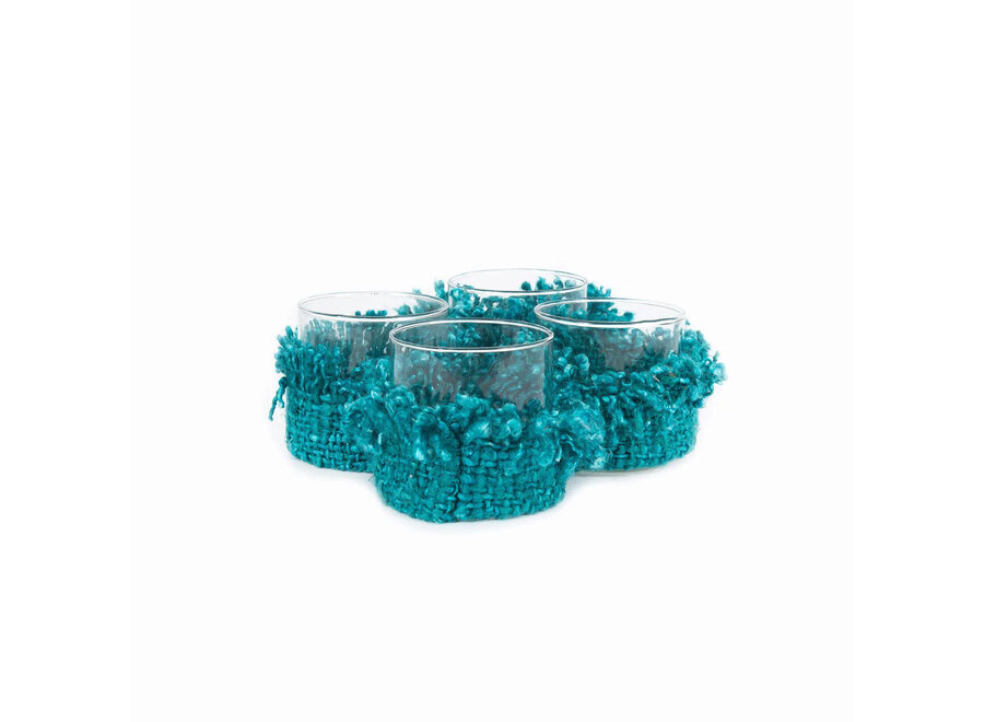 The Oh My Gee Candle Holder - Aqua - S