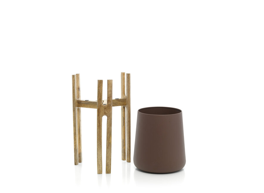 The Forked Root Planter - Natural Brown - L