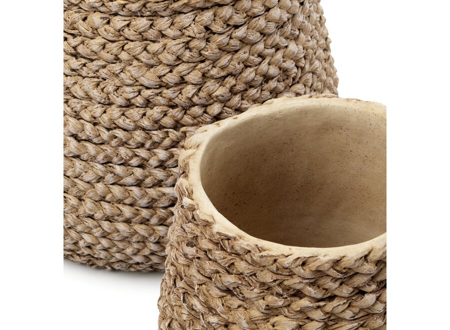 La Jardinera Fake Braided - Natural - L