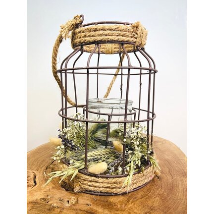 Table & wall decoration with dried flowers