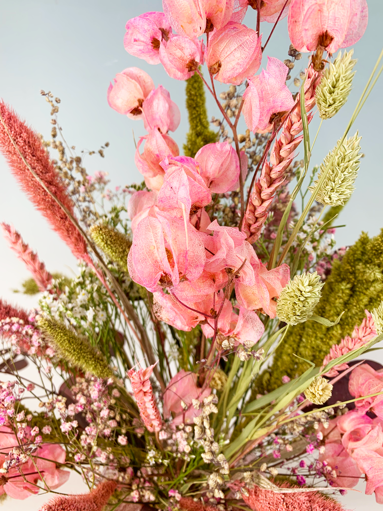 Bouquet di fiori secchi "Bougainvillea rosa" | 50cm