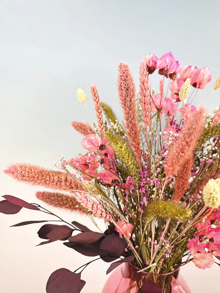 Ramo de flores secas "Buganvilla rosa" | 50cm