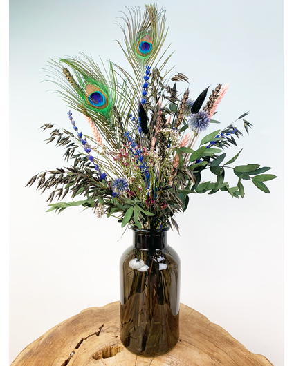 Dry bouquet "Jungle Fever" - incl. vase | 50cm