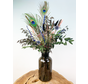 Bouquet di fiori secchi "La febbre della giungla" - vaso incluso | 50cm