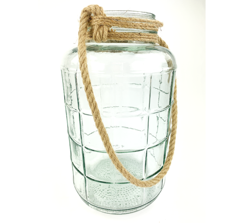 Vaso con corda "Large" - ⌀19xH34cm