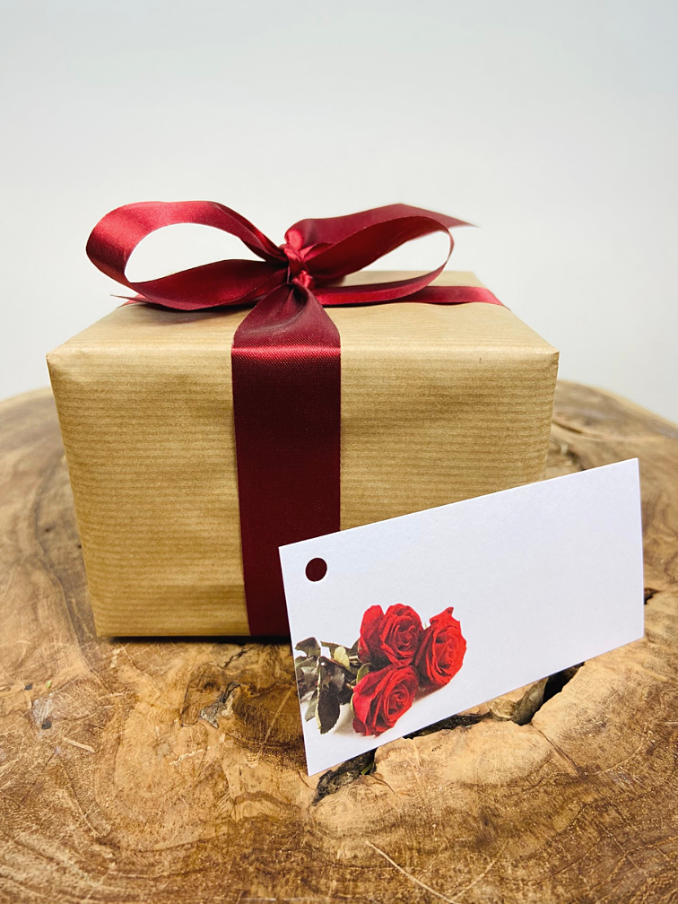 Rosa Longlife in confezione regalo trasparente