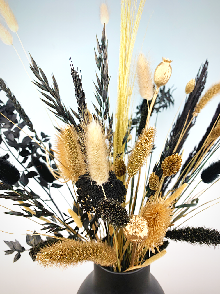 Bouquet di fiori secchi "Golden Ely" (Large) | 70cm