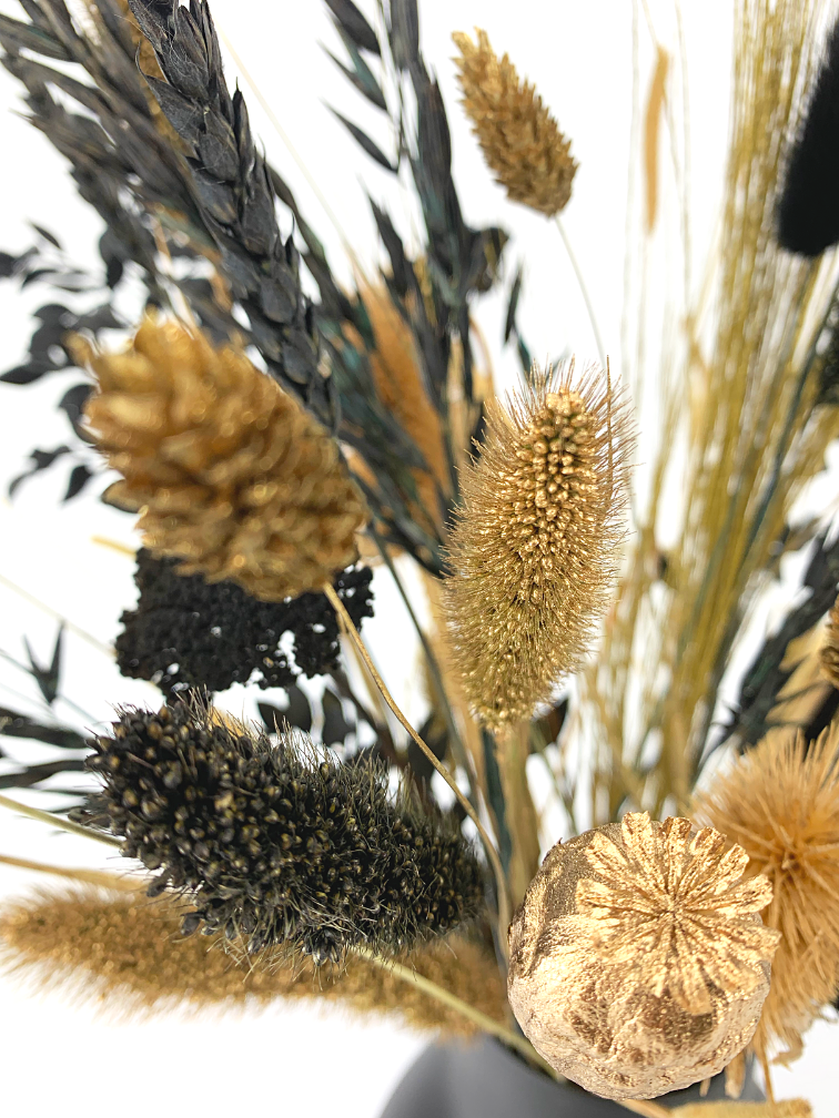 Bouquet di fiori secchi "Golden Ely" (Large) | 70cm