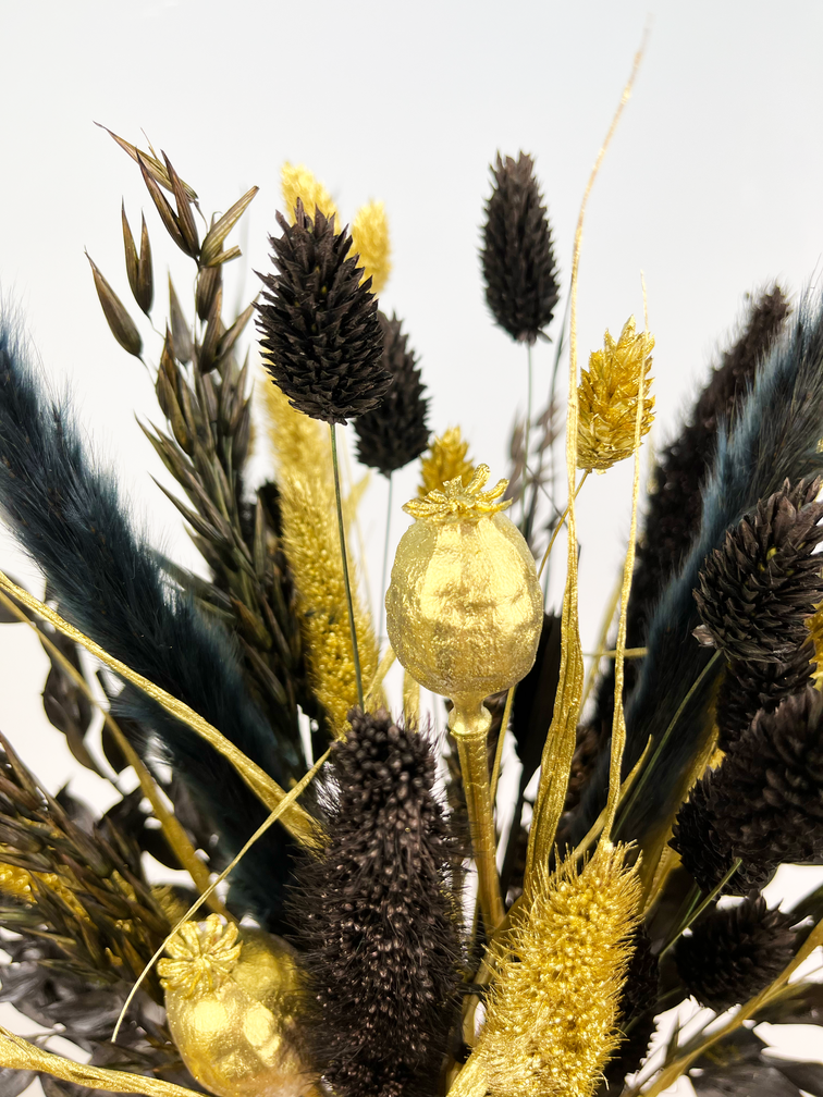 Bouquet di fiori secchi "Golden Ely" (Small) | 40cm