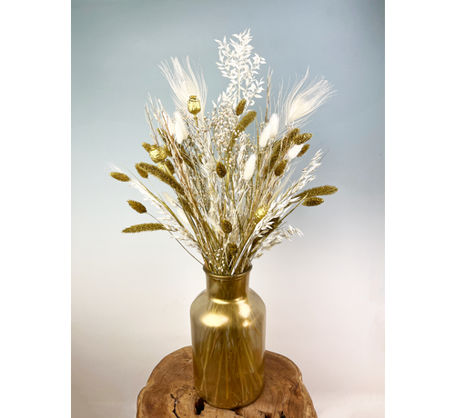 Ramo de flores secas "Oro de lujo" (Grande) | 60cm