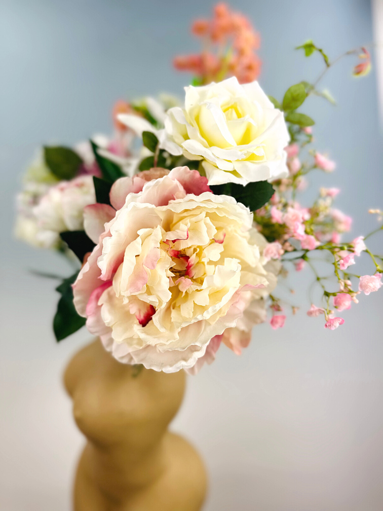 Bouquet di seta "Cotton Pink" | 70cm