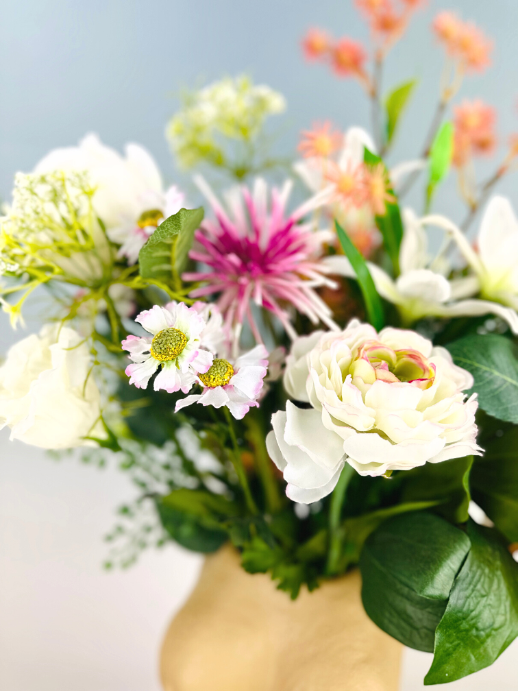 Bouquet di seta "Cotton Pink" | 70cm