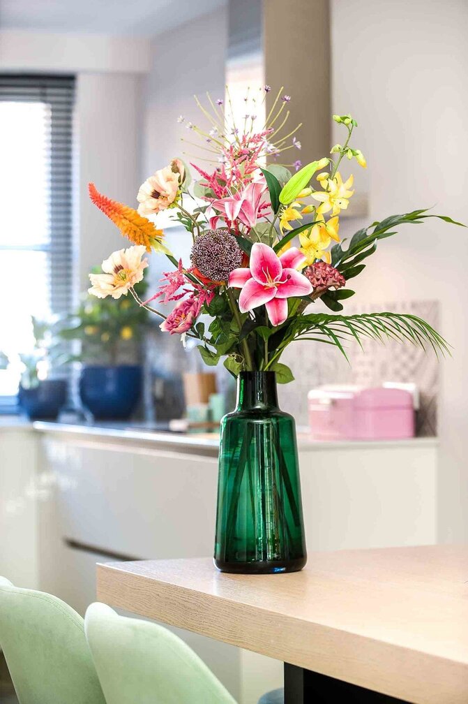 Bouquet di seta "Rainbow Mayhem" | 95cm