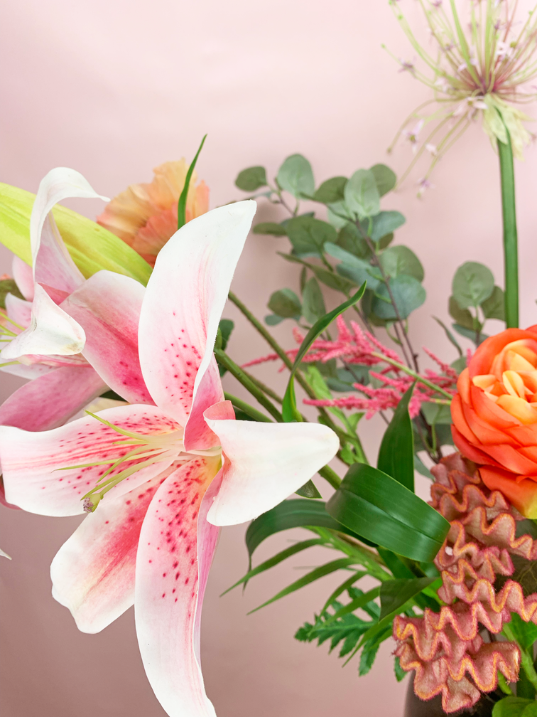 Bouquet di seta "Rainbow Mayhem" | 95cm