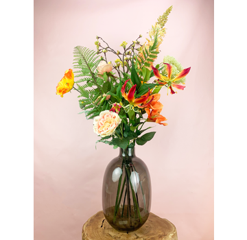 Bouquet di seta "Soft Orange" | 100cm