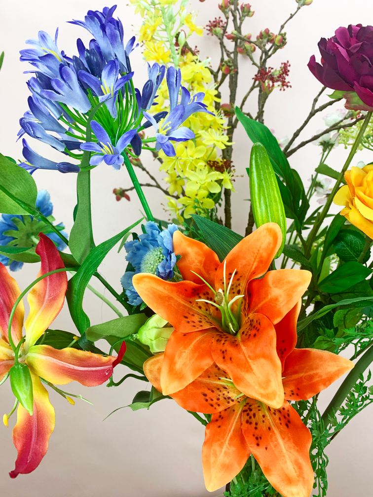 Bouquet di seta "Pretty Explosion" | 100cm