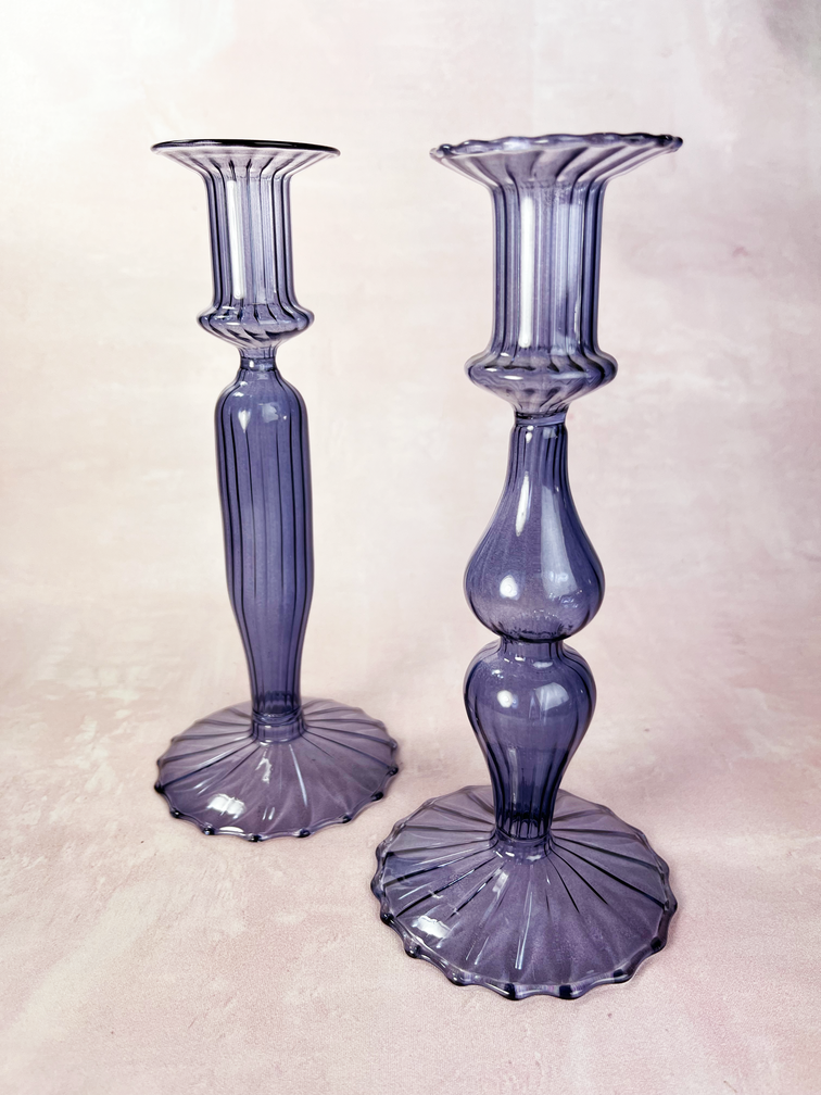 Candlestick "Tessy & Lizzy" | Set | in 5 colours (see options)