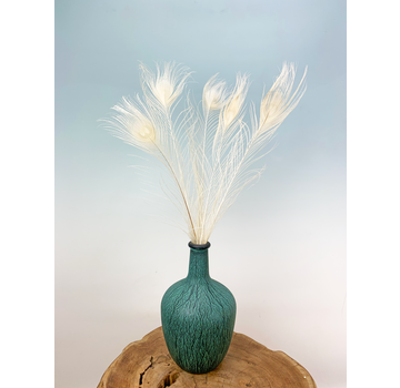 Bukiet suchych kwiatów "Dragon Blues" | 55cm - w tym wazon