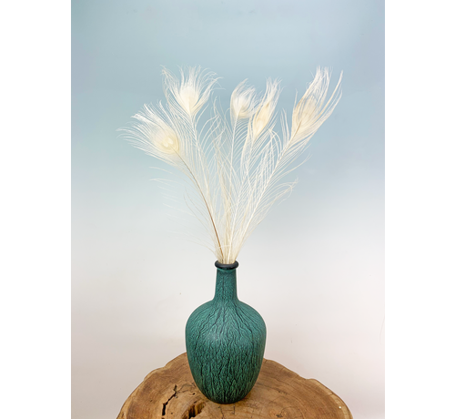Ramo de flores secas "Dragon Blues" | 55cm - incl. jarrón