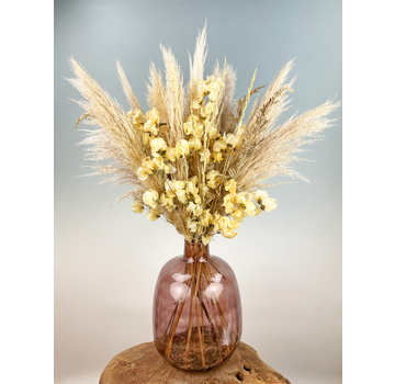 Bouquet di fiori secchi "Morning Latte" | 75cm