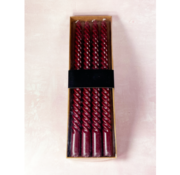 Set di candele a spirale | 4 pezzi | Trendy e d'atmosfera