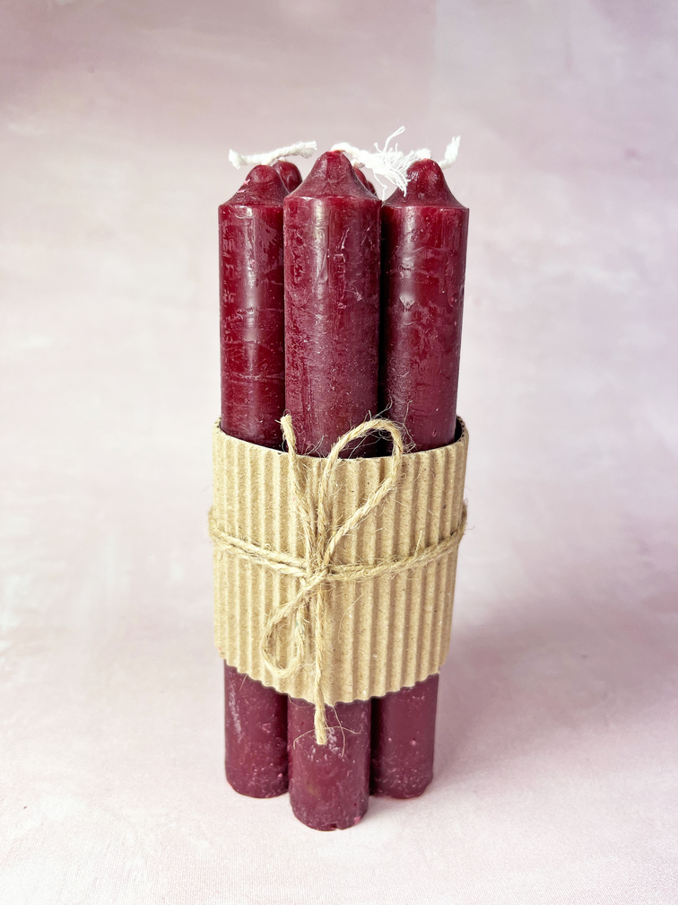 Luxury candlestick candle set | 7 pieces | Atmospheric