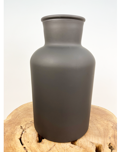 Vaso per bottiglie di latte "nero opaco