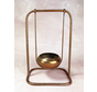 Soporte bloque ámbar bronce | 14,5 x 10 x 22,5cm