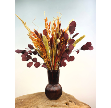 Bouquet sec "Rustic Wonder" | 50cm - vase inclus