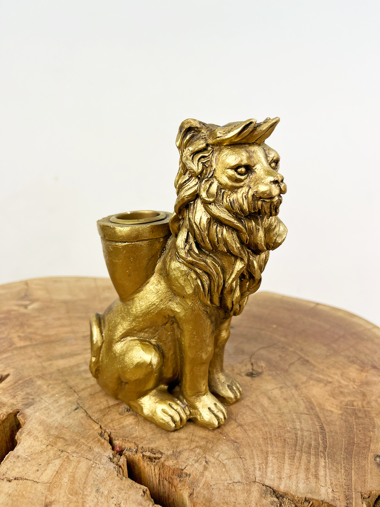 Leone d'oro (candeliere) | 15 cm