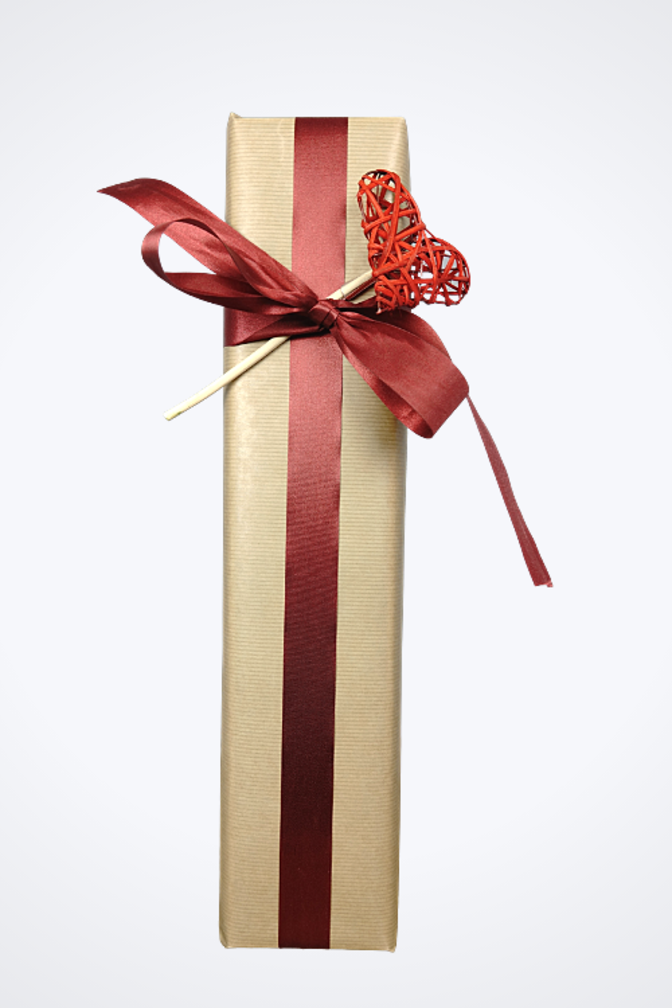 Rose 'blanche' de 30 cm à longue durée de vie dans une boîte cadeau