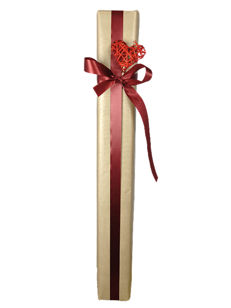 Rose 'pink' de longue vie 70 cm dans un coffret cadeau