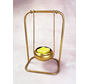 Hållare för bärnstensblock guld | 14,5 x 10 x 22,5 cm