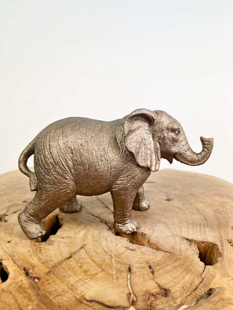 Słoń z brązu | Mały | 18 x 7 x 12 cm