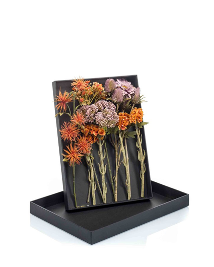 Sidenblommor Presentförpackning "Färgstark"