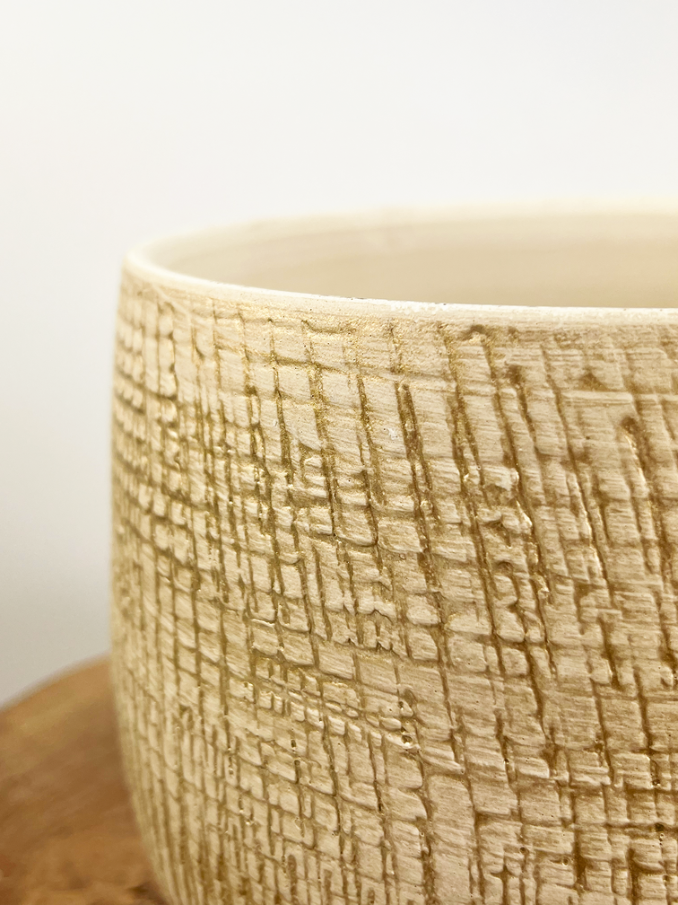 Ter Steege Ryan vaso da fiori "crema" | 17x18cm