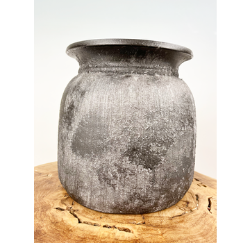 Blomkruka "grå" | ø24,5xH24,5cm
