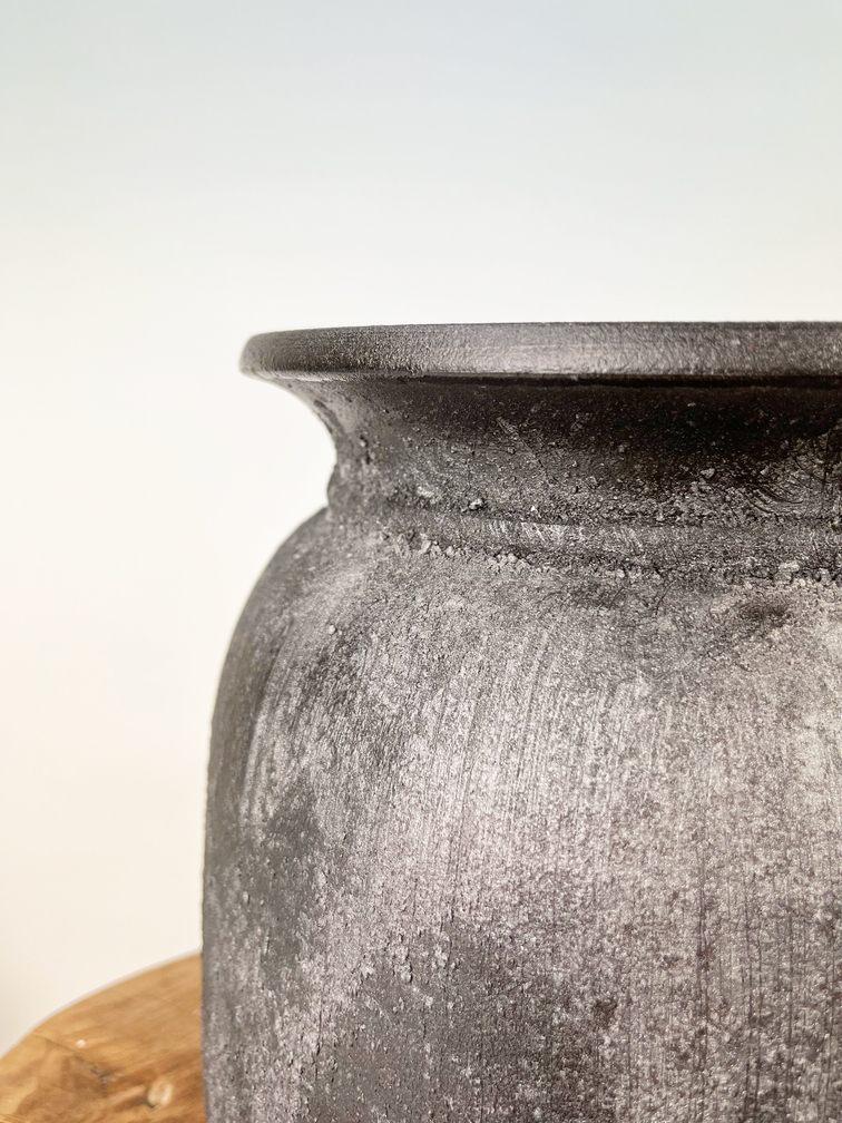 Blumentopf "grau" | ø24,5xH24,5cm
