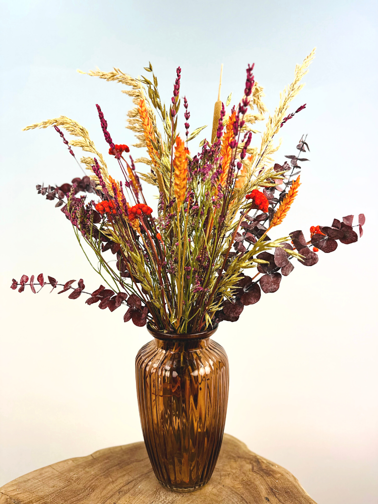 Bouquet de fleurs séchées "Un cœur chaud" | 50cm