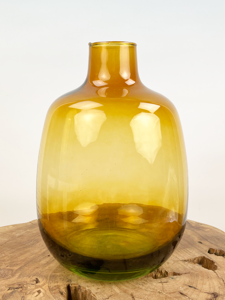 Deco vase "orange" | ø17cmxH26cm