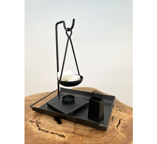 Table/cabinet setting 'Charcoal' | Home decoration set